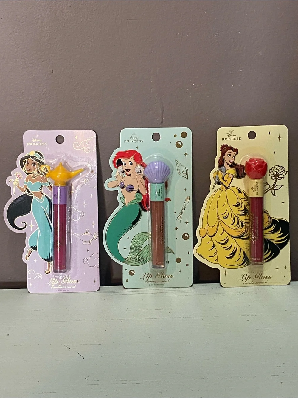 Disney Princess Lip Gloss Set - Vanilla Scented